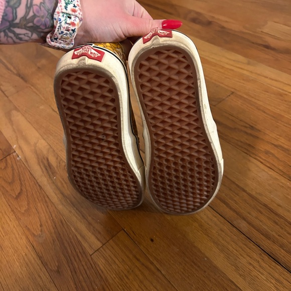 Vans Yellow Floral & Mushroom Slip-Ons - Picture 5 of 5